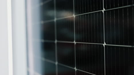 close-up of solar panel