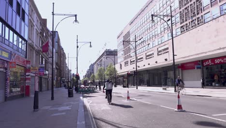 oxford street deserted during covid 19 pandemic