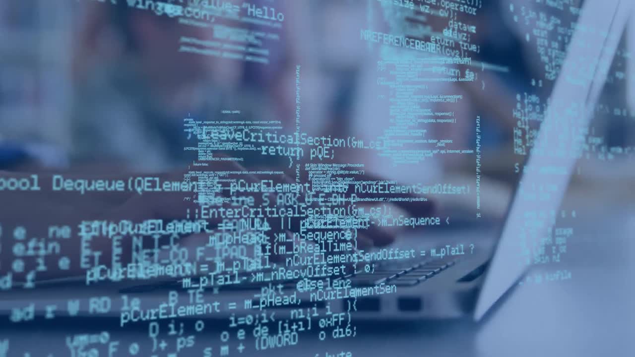 Woman using a laptop