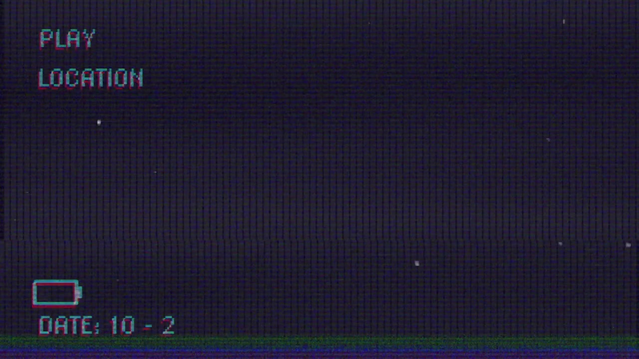 Animation of interference moving on black background