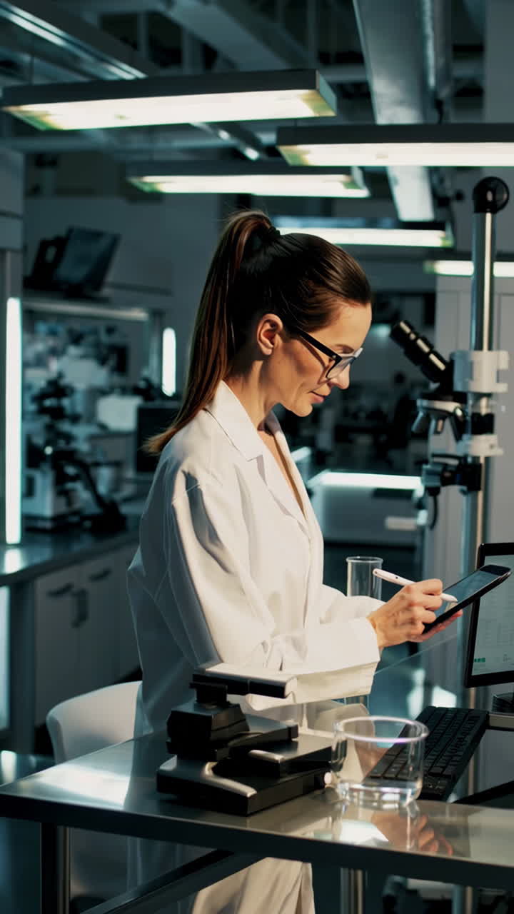 Female Scientist in a Modern Laboratory