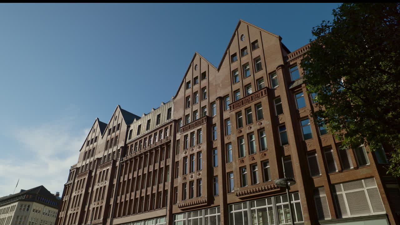 Exterior view of a brick building