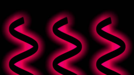 abstract shapes on black background
