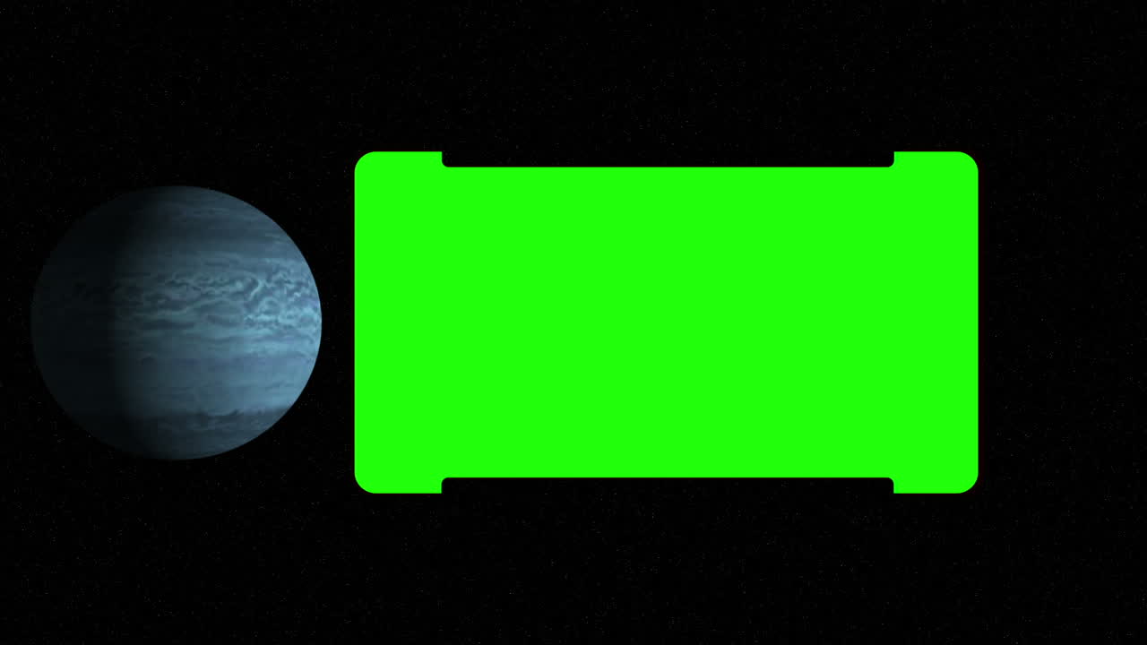 태양계에 대한 스크린을 가진 애니메이션 nasa.org의 관대함으로