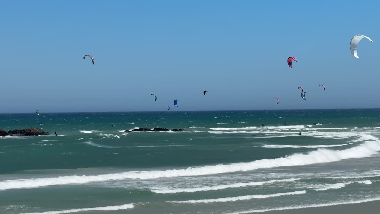 Kite surfing in Cape Town, South Africa