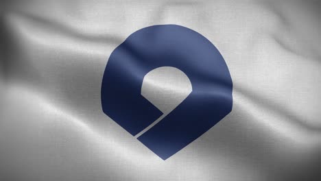 wakayama prefecture japan flag loop background 4k