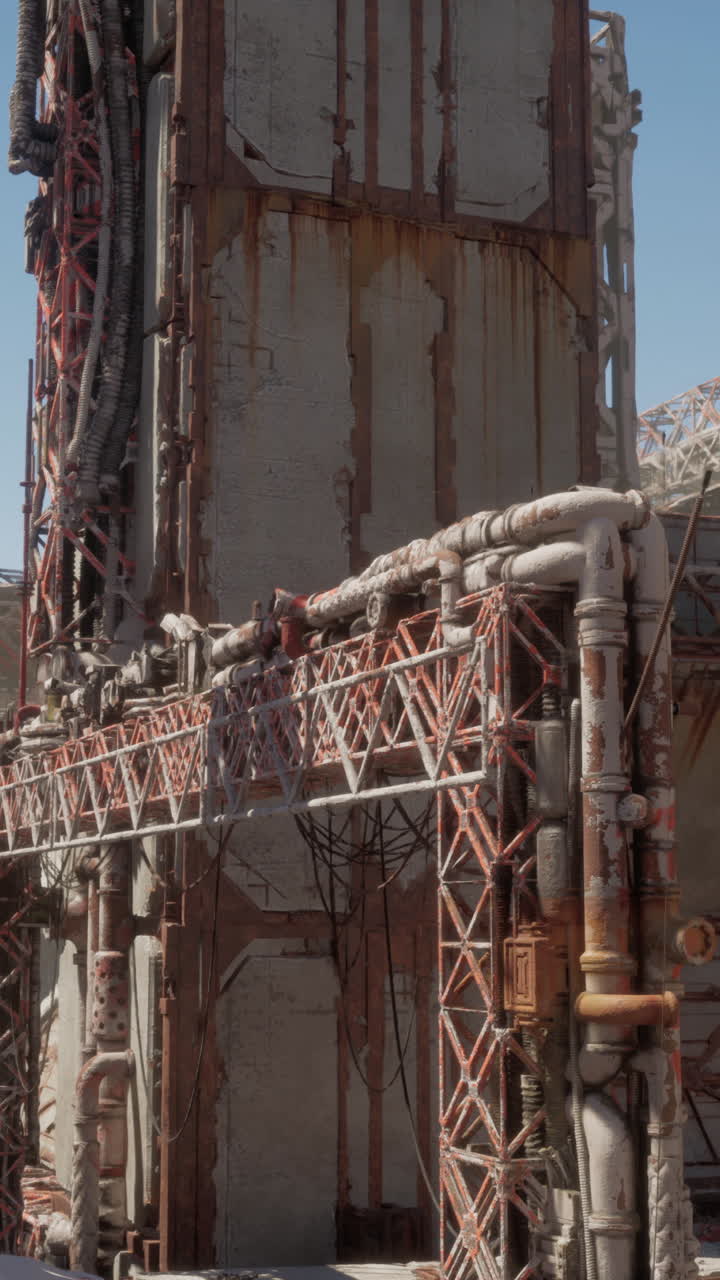 edificio industrial en ruinas