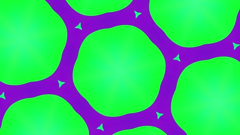 colorful pattern sequence of a kaleidoscope. 4k abstract colorful motion effect of graphic background.optical illusion. objects change shape and size randomly.