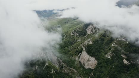 misty mountain valley landscape