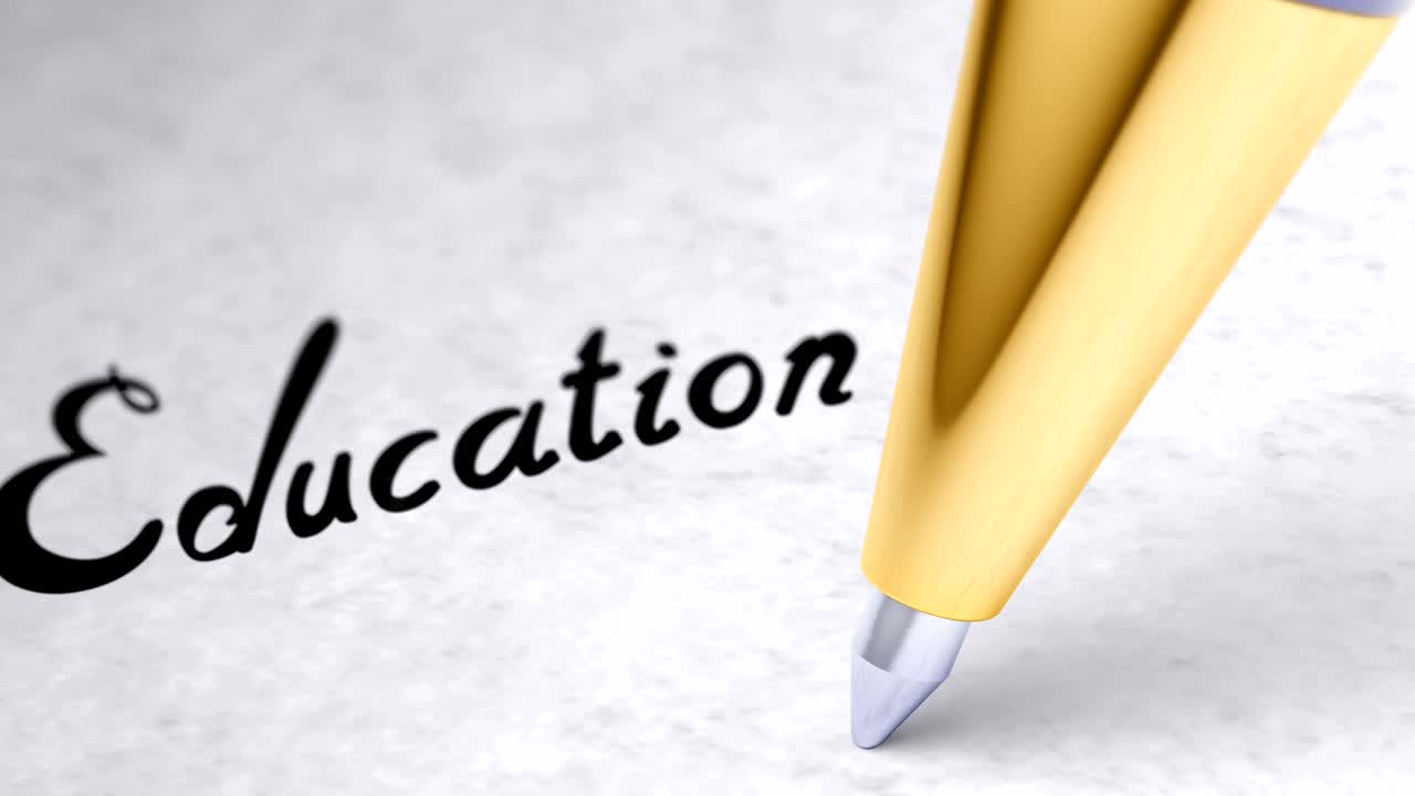 "educación" en la página. las imágenes en bucle tienen resolución de 4k.