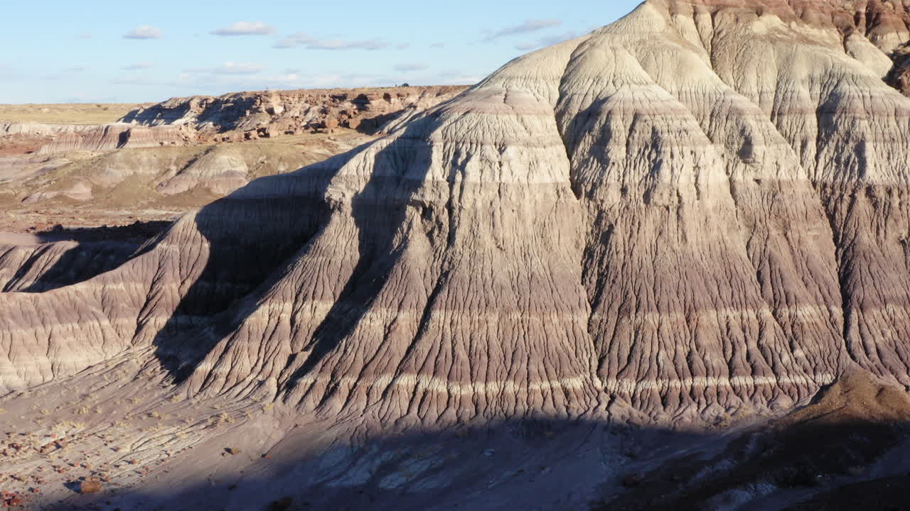 formación chinle de bosque petrificado np, arizona, estados unidos