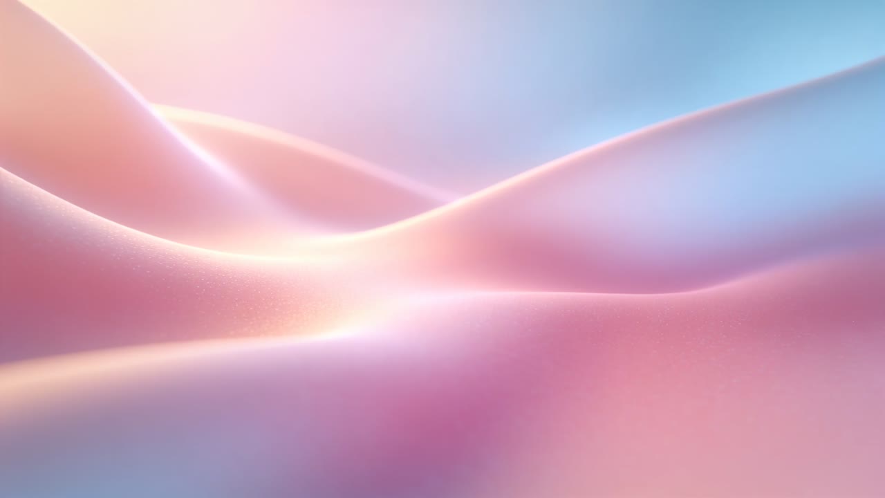 Vertical video: Playhead moving, pastel waves shifting and glow drifting for brand background