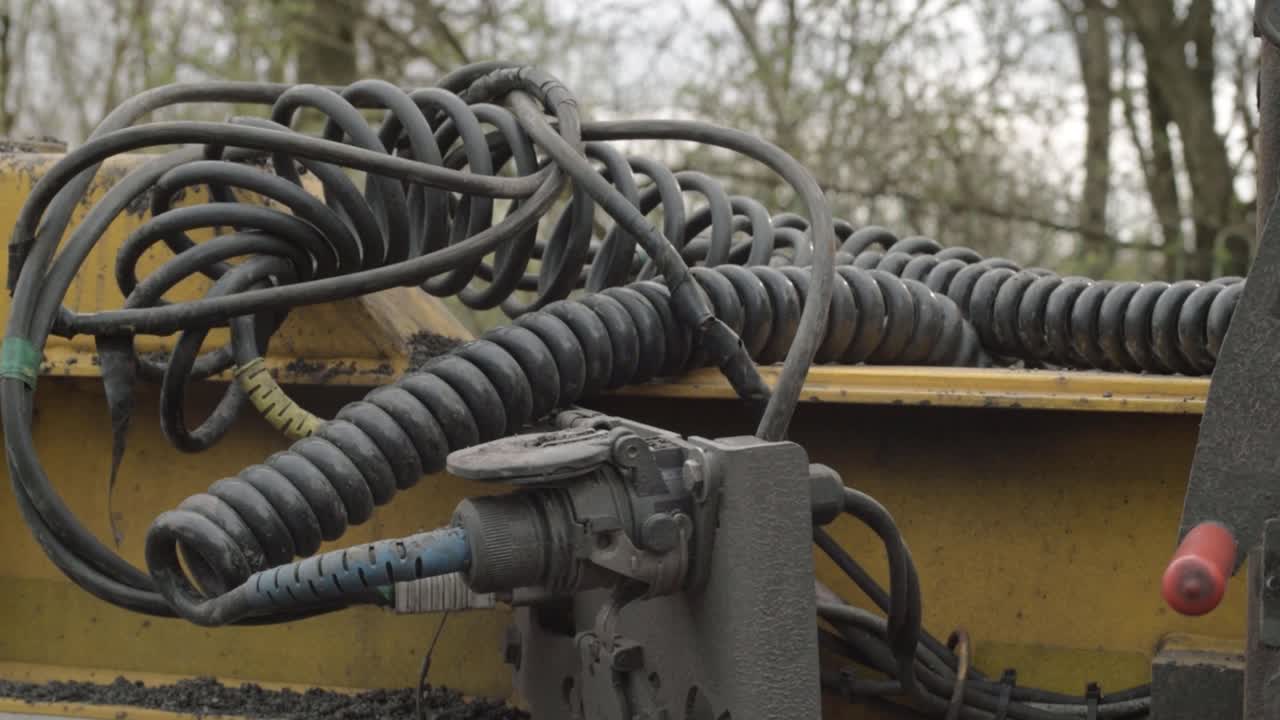 Industrial plant machinery cables and coils