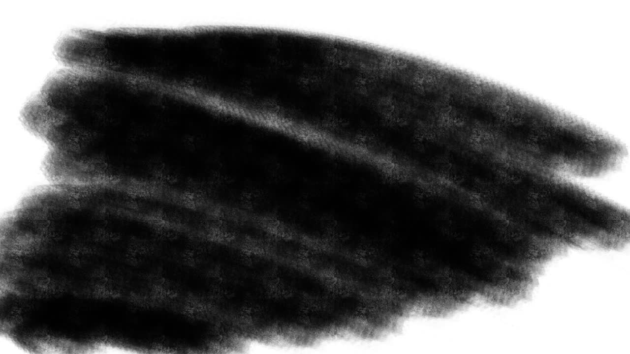 검은색과 색의 글쓰기 애니메이션