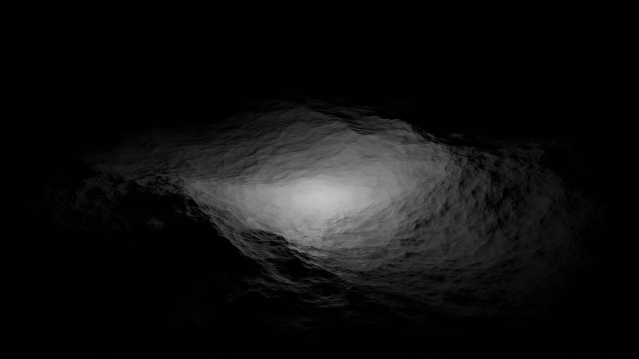 추상적인 동굴 터널