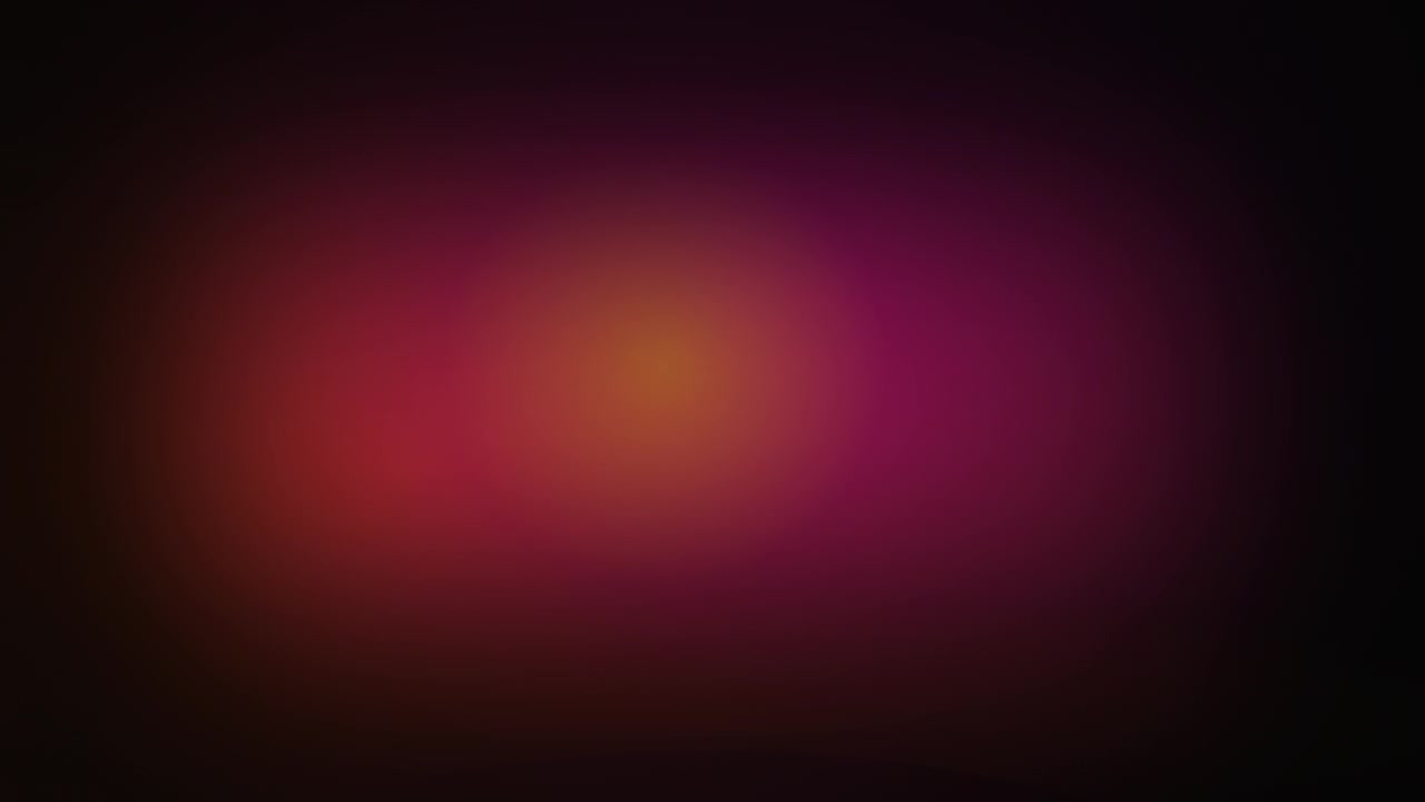 Abstract Background with Soft Glowing Orange and Purple Light Orbs