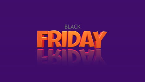 playful shades: black friday cartoon text on gradient