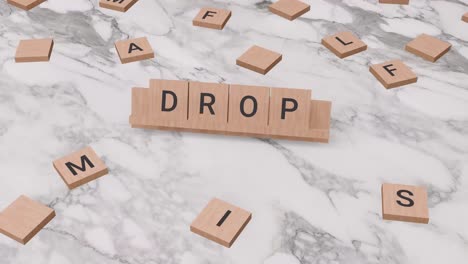 Drop-word-on-scrabble