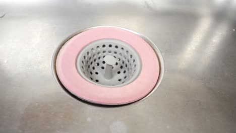 kitchen sink drain with cover