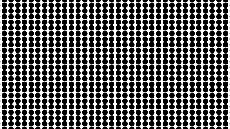 Dynamic black and white composition. Halftone element