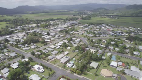 Ländliches-Dorf-Mossman-In-Der-Grafschaft-Douglas,-Queensland,-Australien---Drohnenaufnahme-Aus-Der-Luft