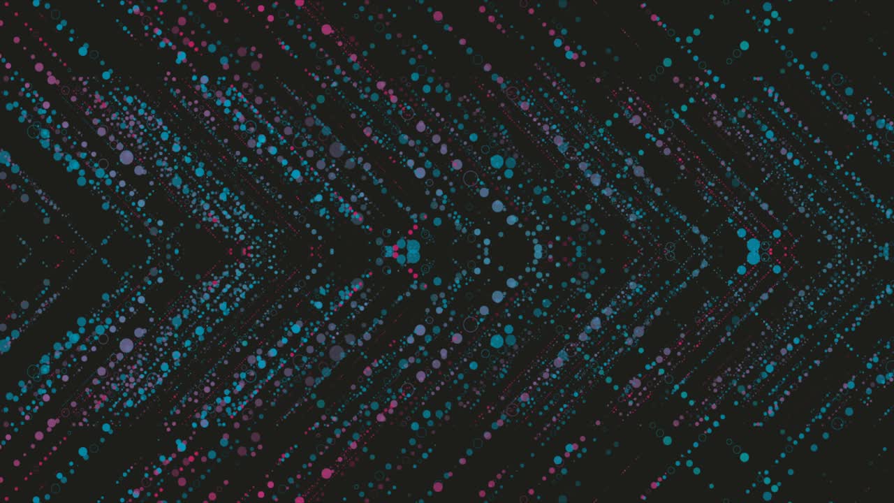 Dotted lines arrows abstract technology motion background