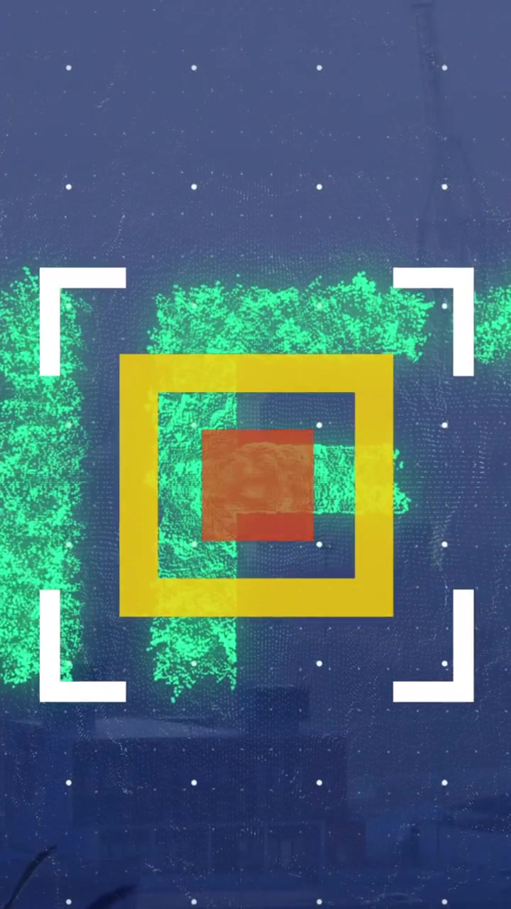 Animation of nft over cityscape