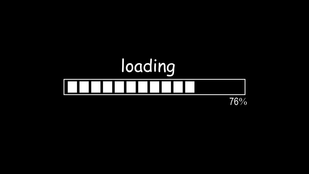 loading bar animation with optional luma matte. Alpha Luma Matte included. 4k video