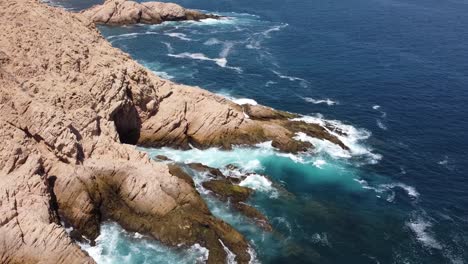 Vista-Aérea-De-La-Playa-De-Santa-María-En-Cabo-San-Lucas,-México.