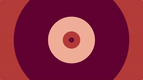 optical illusion circle shape animated background motion design graphic tunnel visual effect colour red maroon