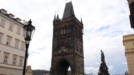 torre del puente de la vieja ciudad, puente carlos en praga, república checa