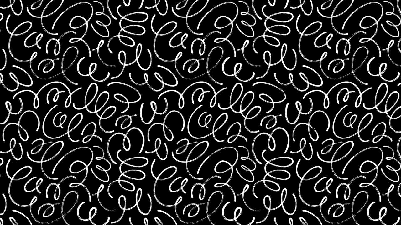 Animated stop motion scribbly scratched noise texture background and overlay, 4K infinite loop stock video