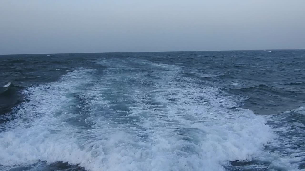 Ocean Waves and Boat Wake