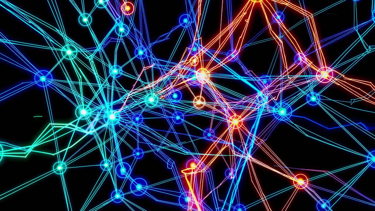 visualización de la red abstracta