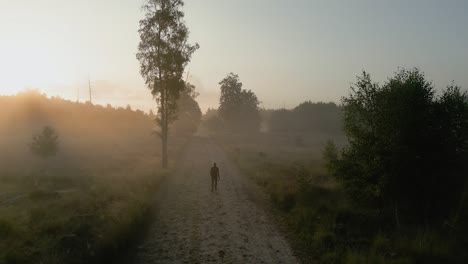 misty sunrise hike