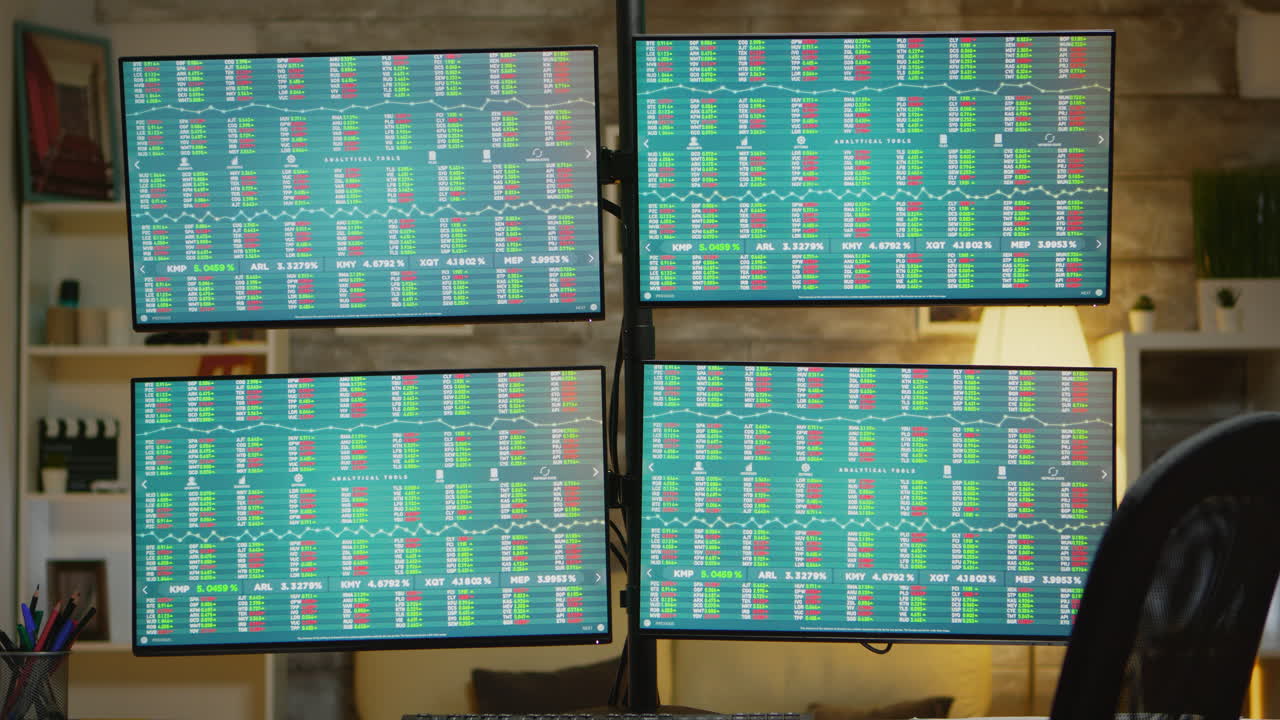 Stock market graph business analysis investment