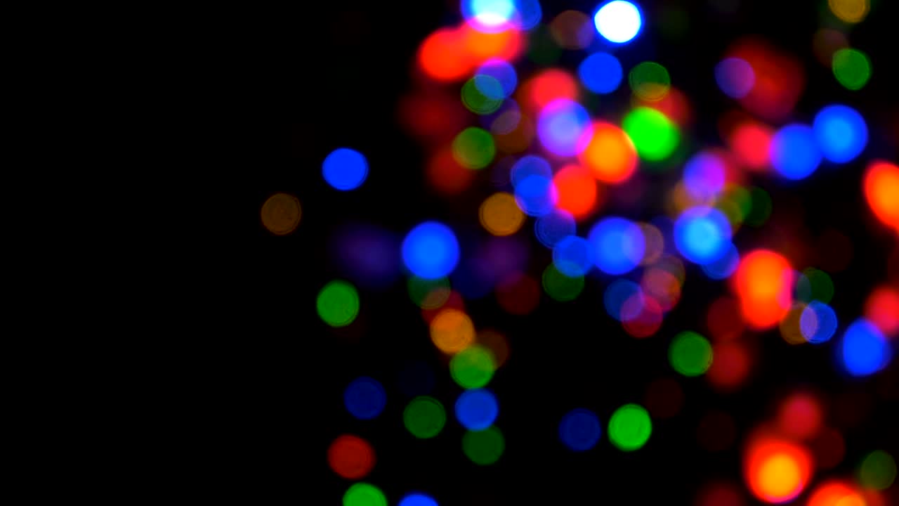 luces de colores bokeh