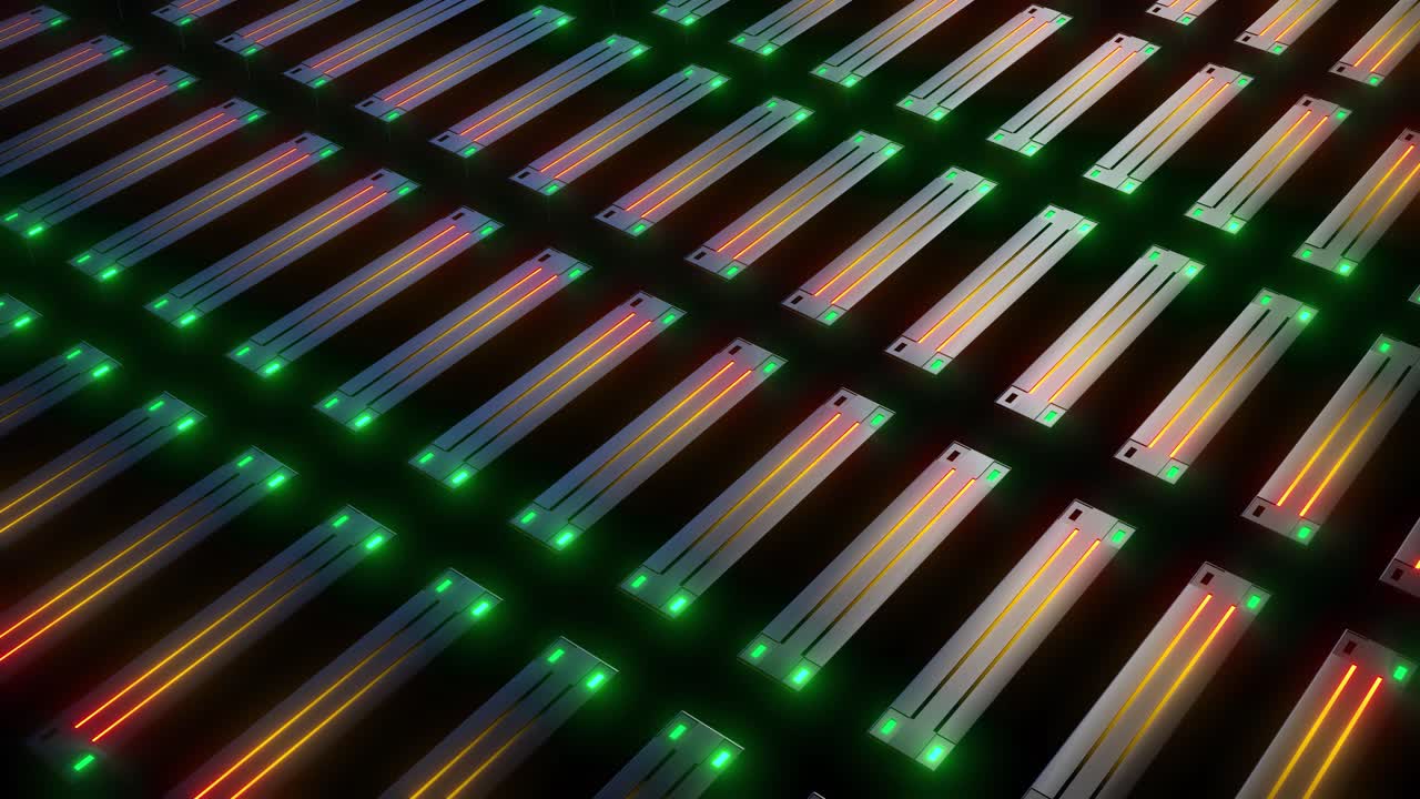 Abstract Futuristic Technological Pattern