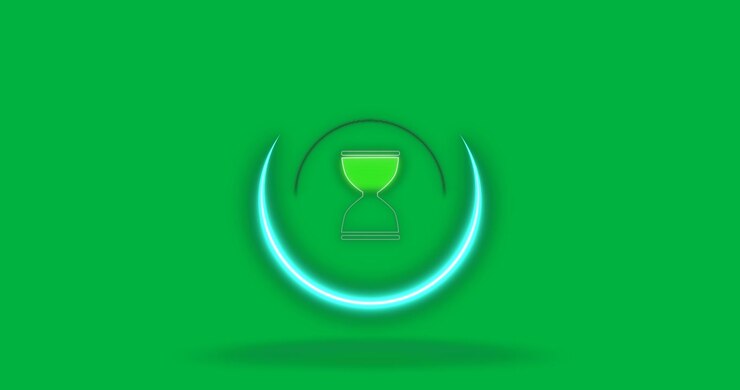 Animation of loading icon on transparent background