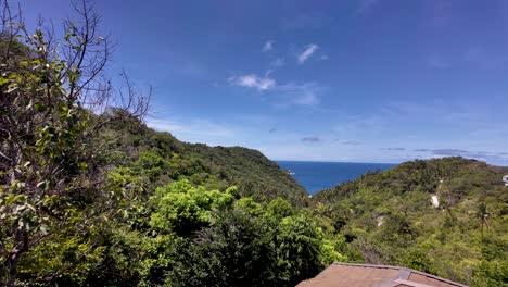 experience serenity at a luxurious villa with pool, overlooking lush tropical hills and stunning ocean views in koh tao, offering a perfect getaway.