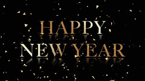 festive animation with sparkling new year wishes