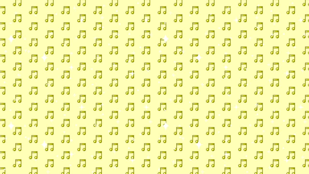 Musical Notes Pattern Background