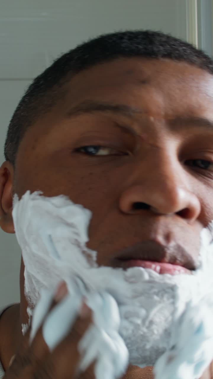 Man Shaving