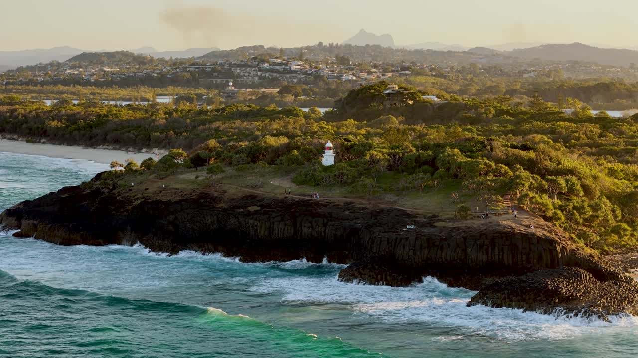 The historic Fingal Lighthouse in the Tweed region of New South Wales