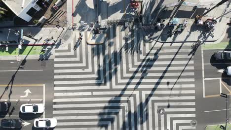 crosswalk design in busy intersection