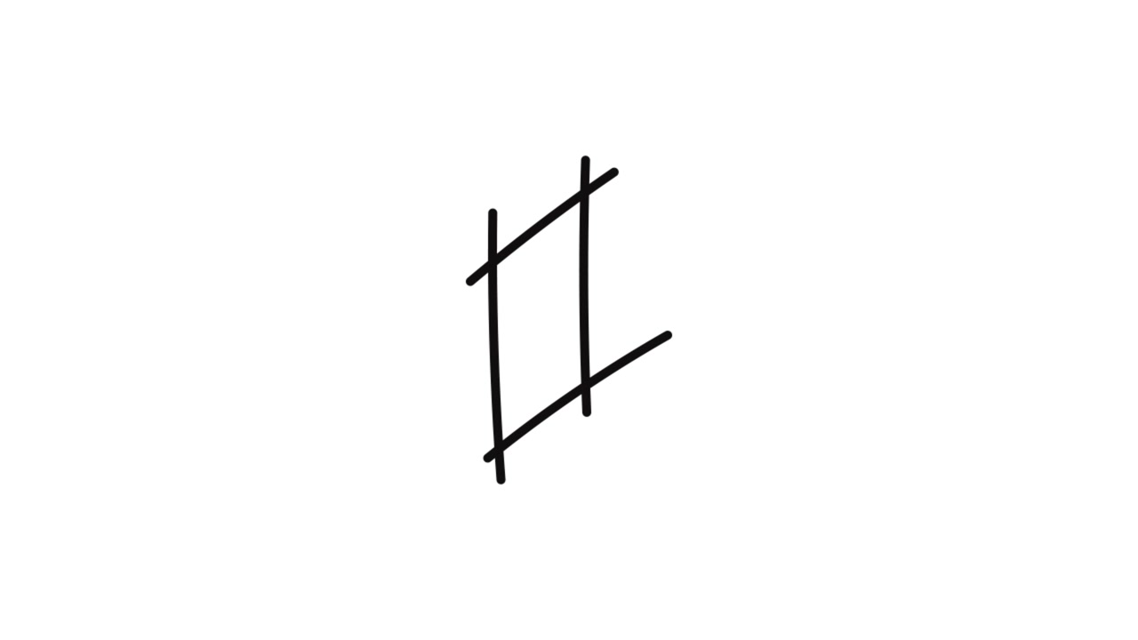 Ručně kreslené geometrické tvary objevující se na bílém pozadí