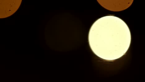 movimiento nocturno urbano bokeh
