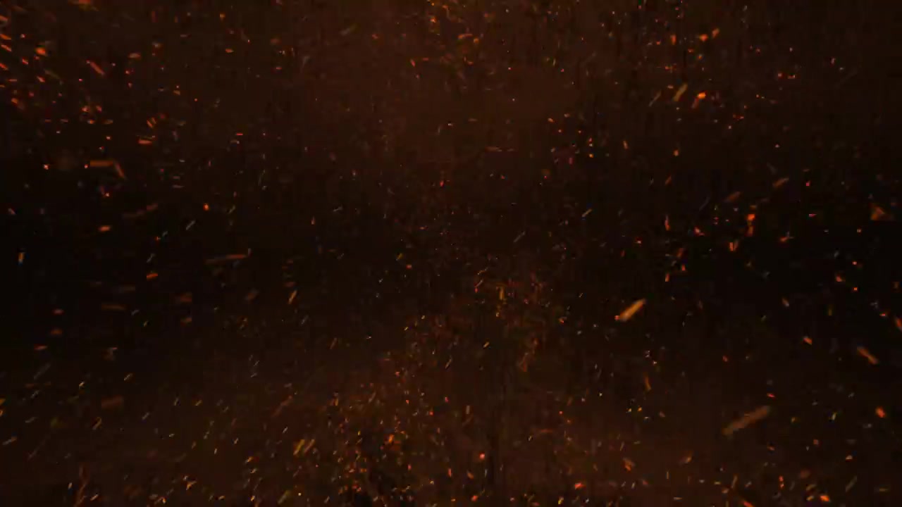 Digitally generated video of fire