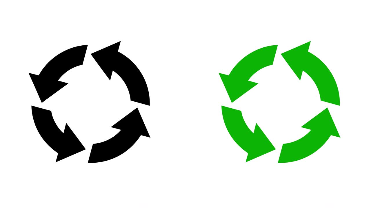 둥근 회전 애니메이션 화살표