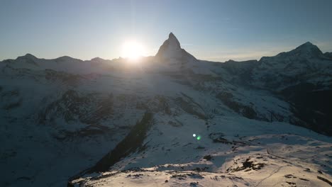 increíble paisaje de matterhorn